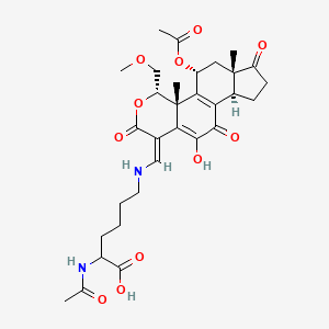 6-[[(Z)-[(3aR,9S,9aR,10R,11aS)-10-acetyloxy-5-hydroxy-9-(methoxymethyl ...