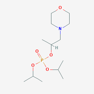 Clonazolam (6-(2-chlorophenyl)-1-methyl-8-nitro-4H-benzo[f][1,2,4]triazolo[4,3-a][1,4]diazepine image