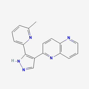 1,5-Naphthyridine,2-[3-(6-methyl-2-pyridinyl)-1H-pyrazol-4-yl]-