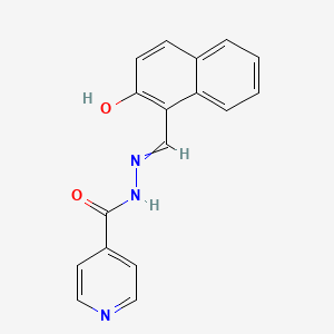 	2-Hydroxy-1-naphthaldehyde isonicotinoylhydrazone