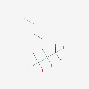 6-Iodo-1,1,1,2-tetrafluoro-2-(trifluoromethyl)hexane