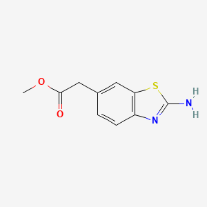 Methyl 2-(2-aminobenzo[d]thiazol-6-yl)acetate