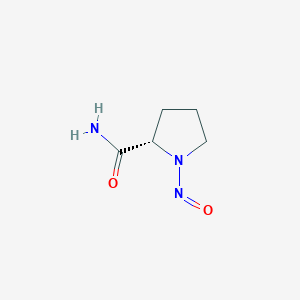 (2S)-1-nitrosopyrrolidine-2-carboxamide | C5H9N3O2 | CID 45084212 - PubChem