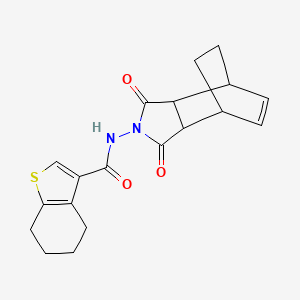 N-(1,3-dioxo-1,3,3a,4,7,7a-hexahydro-2H-4,7-ethanoisoindol-2-yl)-4,5,6 ...