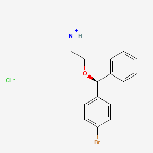 S Beta P Bromobenzhydryloxy Ethyldimethylamine Hydrochloride C17h21brclno Pubchem