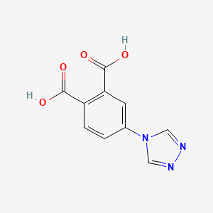 4-(4H-1,2,4-triazol-4-yl)benzene-1,2-dicarboxylic acid | C10H7N3O4 ...