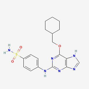 O6-Cyclohexylmethoxy-2-(4'-sulphamoylanilino) purine | C18H22N6O3S 