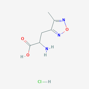 1214239-55-0 2-amino-3-(4-methyl-1,2,5-oxadiazol-3-yl)propanoic 