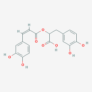 3 3 4 Dihydroxyphenyl 2 Z 3 3 4 Dihydroxyphenyl Prop 2 Enoyl Oxypropanoic Acid C18h16o8 Pubchem