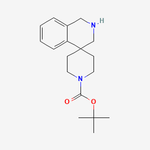 tert-butyl 2,3-dihydro-1H-spiro[isoquinoline-4,4'-piperidine]-1'-carboxylate