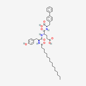 Pam-Try-Glu-(Bip)-OH | C45H61N3O8 | CID 485285 - PubChem