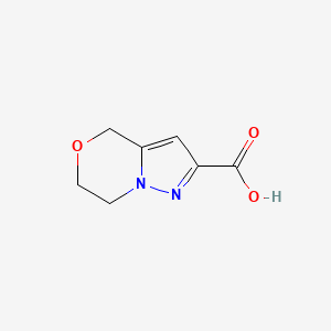 6 7 Dihydro 4h Pyrazolo 5 1 C 1 4 Oxazine 2 Carboxylic Acid C7h8n2o3 Pubchem