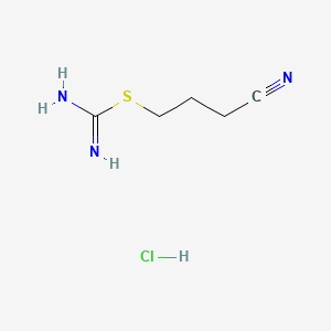 	3-cyanopropyl carbamimidothioate hydrochloride