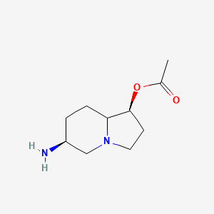 Slaframine | C10H18N2O2 | CID 49787007 - PubChem