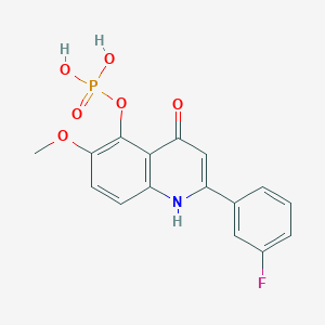 POR  CVM-1118 (foslinanib), a 2-phenyl-4-quinolone derivative