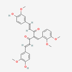 1E,6E)-4-[(2,3-dimethoxyphenyl)methylidene]-1,7-bis(4-hydroxy-3 