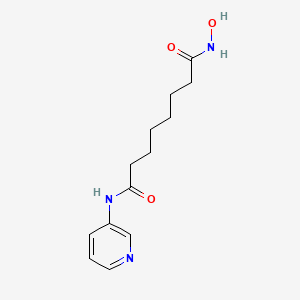 	N'-hydroxy-N-pyridin-3-yloctanediamide