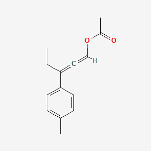 1,2-Pentadien-1-ol, 3-(4-methylphenyl)-, 1-acetate | C14H16O2 | CID ...