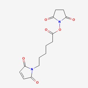 1H-Pyrrole-1-hexanoic acid, 2,5-dihydro-2,5-dioxo-, 2,5-dioxo-1-pyrrolidinyl ester