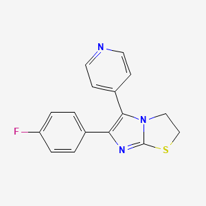 6-(4-fluorophenyl)-2,3-dihydro-5-(4-pyridinyl)imidazo(2,1-b)thiazole