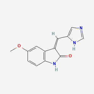 1,?3-?dihydro-?3Z-?(1H-?imidazol-?5-?ylmethylene)-?5-?methoxy-?2H-?indol-?2-?one