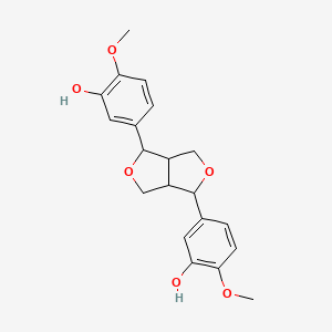 5-[6-(3-Hydroxy-4-methoxyphenyl)-1,3,3a,4,6,6a-hexahydrofuro[3,4-c ...