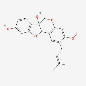 Glyceollin IV | C21H22O5 | CID 5317742 - PubChem