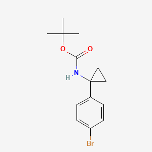 tert-Butyl (1-(4-bromophenyl)cyclopropyl)carbamate