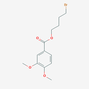 4-Bromobutyl 3,4-dimethoxybenzoate | C13H17BrO4 | CID 53433174 - PubChem