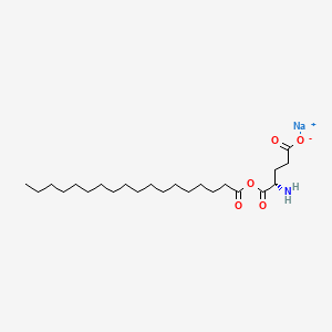 Sodium stearoyl glutamate | C23H42NNaO5 - PubChem