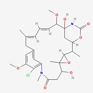 	3-O-De[2-(acetylmethylamino)-1-oxopropyl]maytansine