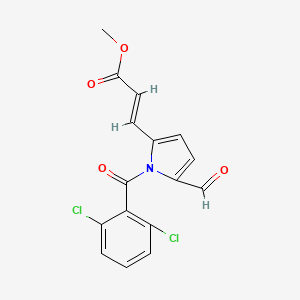 Methyl 3-[1-(2,6-dichlorobenzoyl)-5-formylpyrrol-2-yl]prop-2-enoate ...