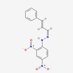 Cinnamaldehyde(2,4-dinitrophenyl)hydrazone | C15H12N4O4 | CID 5377673 ...