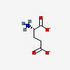 L-glutamate(1-), C5H8NO4