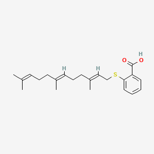 2-((2E,6E)-3,7,11-trimethyldodeca-2,6,10-trienylthio)benzoic acid