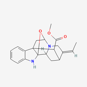 2α,5α-Epoxy-1,2-dihydroakuammilan-17-oic acid methyl ester