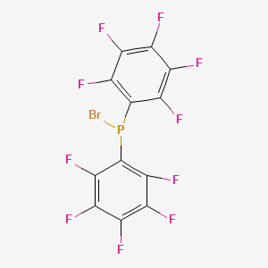 Bis(pentafluorophenyl)bromophosphine