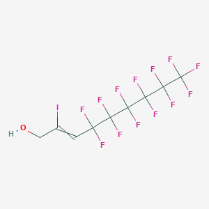 2-Iodo-1H,1H,3H-perfluoronon-2-en-1-ol