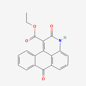 2,?7-?dihydro-?2,?7-?dioxo-3H-?naphtho[1,?2,?3-?de]?quinoline-?1-?carboxylic acid?, ethyl ester