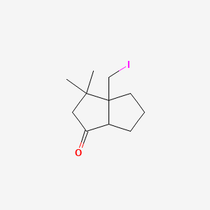 (3aR,6aS)-3,3-dimethyl-3a-iodomethyl-3,3a,4,5,6a-hexahydropentalen-1(2H ...