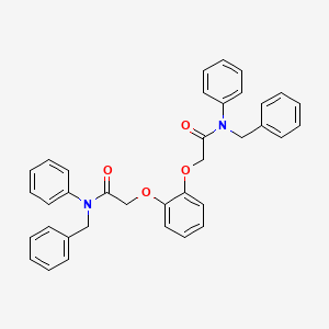 2,2'-[1,2-phenylenebis(oxy)]bis[N-phenyl-N-(phenylmethyl)acetamide