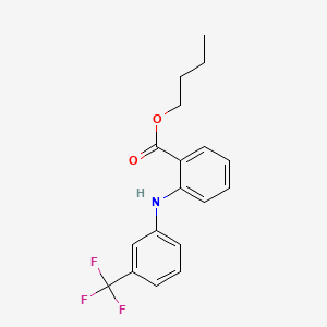 Benzoic acid, 2-[[3-(trifluoromethyl)phenyl]amino]-, butyl ester