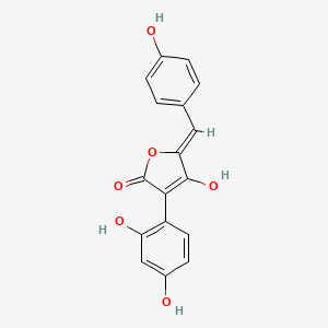 Aspulvinone G | C17H12O6 | CID 56928062 - PubChem