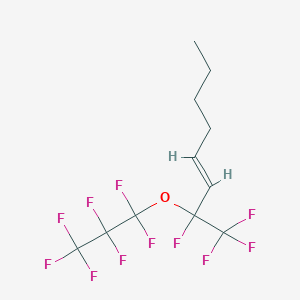 1,1,1,2-Tetrafluoro-2-(heptafluoropropoxy)oct-3-ene