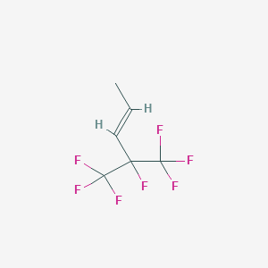 4,5,5,5-Tetrafluoro-4-(trifluoromethyl)pent-2-ene
