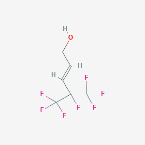 4,5,5,5-Tetrafluoro-4-(trifluoromethyl)pent-2-en-1-ol