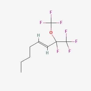 1,1,1,2-Tetrafluoro-2-(trifluoromethoxy)oct-3-ene