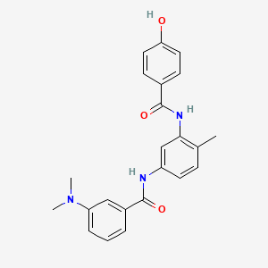 Benzamide, 3-(dimethylamino)-N-[3-[(4-hydroxybenzoyl)amino]-4-methylphenyl]-