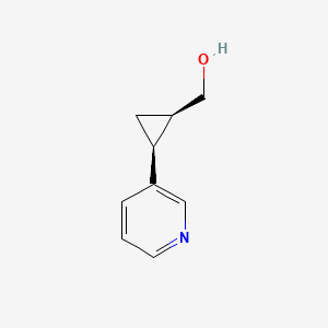 [(1R,2S)-2-pyridin-3-ylcyclopropyl]methanol