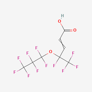 4,5,5,5-Tetrafluoro-4-(heptafluoropropoxy)pent-2-enoic acid